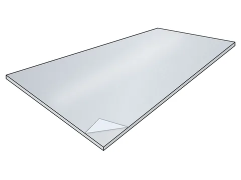 Aluminium AlMg1 eloxiert E6/EV1 – Werkstoffillustration